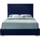 Meridian Furniture Nora Velvet Queen Bed - Bedroom Beds