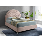 Meridian Furniture Rainbow Velvet Full Bed - Bedroom Beds