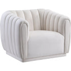 Meridian Furniture Dixie Velvet Chair - Cream - Chairs