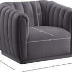 Meridian Furniture Dixie Velvet Chair - Chairs