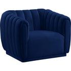 Meridian Furniture Dixie Velvet Chair - Navy - Chairs