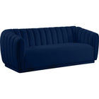 Meridian Furniture Dixie Velvet Sofa - Navy - Sofas