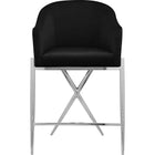 Meridian Furniture Xavier Counter Stool - Chrome