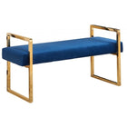 Meridian Furniture Olivia Velvet Bench - Benches