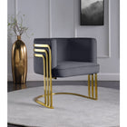 Meridian Furniture Rays Velvet Accent Chair - Chairs