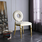 Meridian Furniture Carousel Velvet Dining Chair - Gold - Dining Chairs