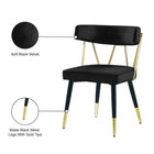 Meridian Furniture Rheingold Velvet Dining Chair - Dining Chairs