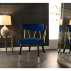 Meridian Furniture Rheingold Velvet Dining Chair - Dining Chairs