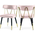 Meridian Furniture Rheingold Velvet Dining Chair - Dining Chairs