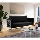 Meridian Furniture Casa Velvet Sofa - Chrome - Sofas