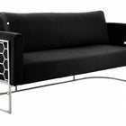 Meridian Furniture Casa Velvet Sofa - Chrome - Sofas