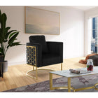 Meridian Furniture Casa Velvet Chair - Gold - Chairs