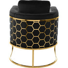 Meridian Furniture Casa Velvet Chair - Gold - Chairs