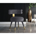 Meridian Furniture Fitzroy Velvet Dining Chair - Dining Chairs