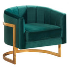 Meridian Furniture Carter Velvet Accent Chair - Chairs