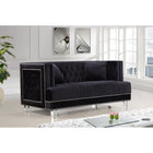 Meridian Furniture Lucas Velvet Loveseat - Loveseats