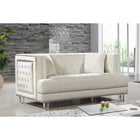 Meridian Furniture Lucas Velvet Loveseat - Loveseats