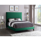 Meridian Furniture Harlie Velvet King Bed - Bedroom Beds