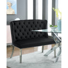 Meridian Furniture Suri Velvet Settee Bench - Benches