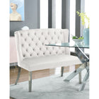Meridian Furniture Suri Velvet Settee Bench - Benches