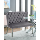 Meridian Furniture Suri Velvet Settee Bench - Benches