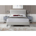 Meridian Furniture Hunter Linen Queen Bed - Bedroom Beds