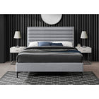 Meridian Furniture Hunter Linen Queen Bed - Bedroom Beds