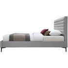 Meridian Furniture Hunter Linen King Bed - Bedroom Beds