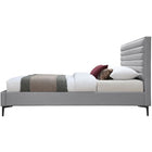Meridian Furniture Hunter Linen Queen Bed - Bedroom Beds