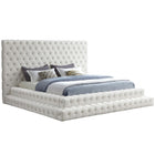 Meridian Furniture Revel Velvet King Bed - Bedroom Beds