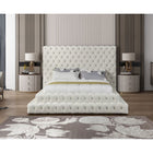 Meridian Furniture Revel Velvet Queen Bed - Bedroom Beds