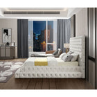 Meridian Furniture Revel Velvet Queen Bed - Bedroom Beds