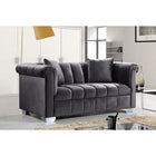 Meridian Furniture Kayla Velvet Loveseat - Loveseats