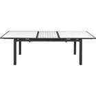 Meridian Furniture Nizuc Outdoor Patio Extendable Dining Table - White - Outdoor Furniture