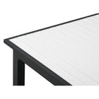 Meridian Furniture Nizuc Outdoor Patio Extendable Dining Table - White - Outdoor Furniture