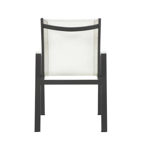 Meridian Furniture Nizuc Outdoor Patio Dining Chair 367-AC - White - Dining Chairs