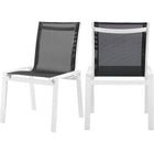 Meridian Furniture Nizuc Outdoor Patio Dining Chair 368-C - Black - Dining Chairs