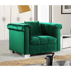 Meridian Furniture Kayla Velvet Chair - Chairs