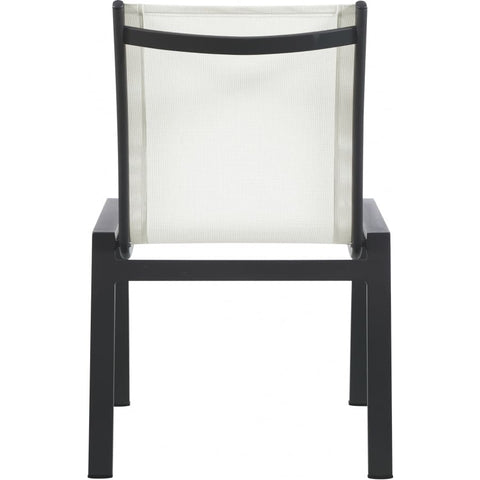 Meridian Furniture Nizuc Outdoor Patio Dining Chair 369-C - White - Dining Chairs