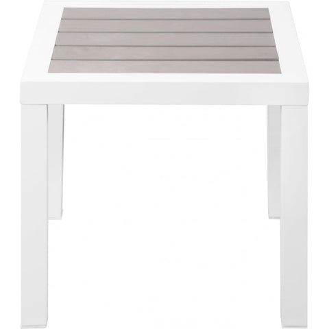 Meridian Furniture Nizuc End Table - Grey - Outdoor Furniture