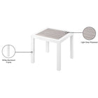 Meridian Furniture Nizuc End Table - Grey - Outdoor Furniture