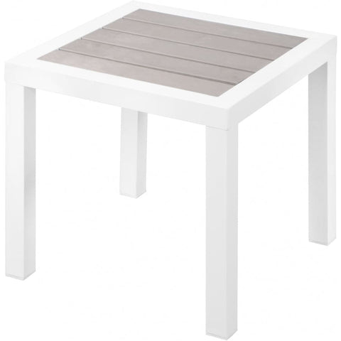 Meridian Furniture Nizuc End Table - Grey - Outdoor Furniture