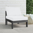 Meridian Furniture Nizuc Outdoor Patio Aluminum Modular Armless Chair - Outdoor Furniture