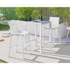 Meridian Furniture Nizuc Outdoor Patio Aluminum Bar Table 379-T - Outdoor Furniture