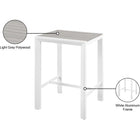 Meridian Furniture Nizuc Outdoor Patio Aluminum Bar Table 379-T - Outdoor Furniture