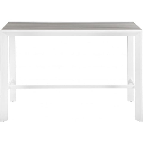 Meridian Furniture Nizuc Outdoor Patio Aluminum Bar Table 380-T - Outdoor Furniture