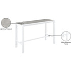 Meridian Furniture Nizuc Outdoor Patio Aluminum Bar Table 380-T - Outdoor Furniture