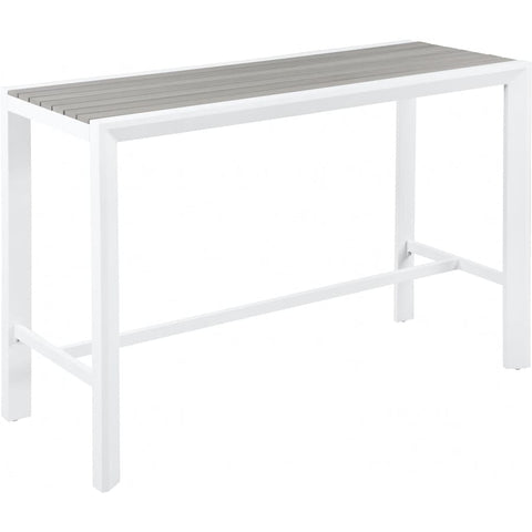 Meridian Furniture Nizuc Outdoor Patio Aluminum Bar Table 380-T - Outdoor Furniture