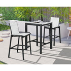 Meridian Furniture Nizuc Outdoor Patio Aluminum Bar Table 381-T - Outdoor Furniture