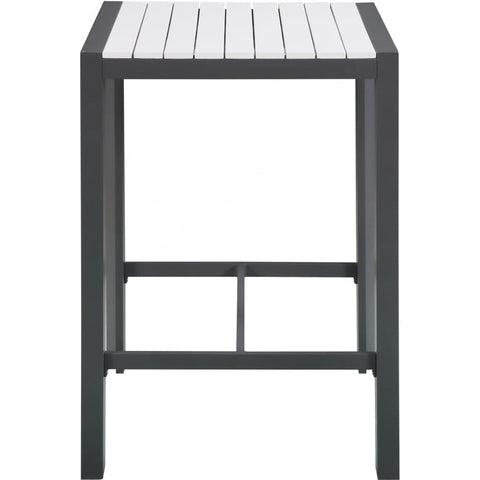Meridian Furniture Nizuc Outdoor Patio Aluminum Bar Table 381-T - Outdoor Furniture